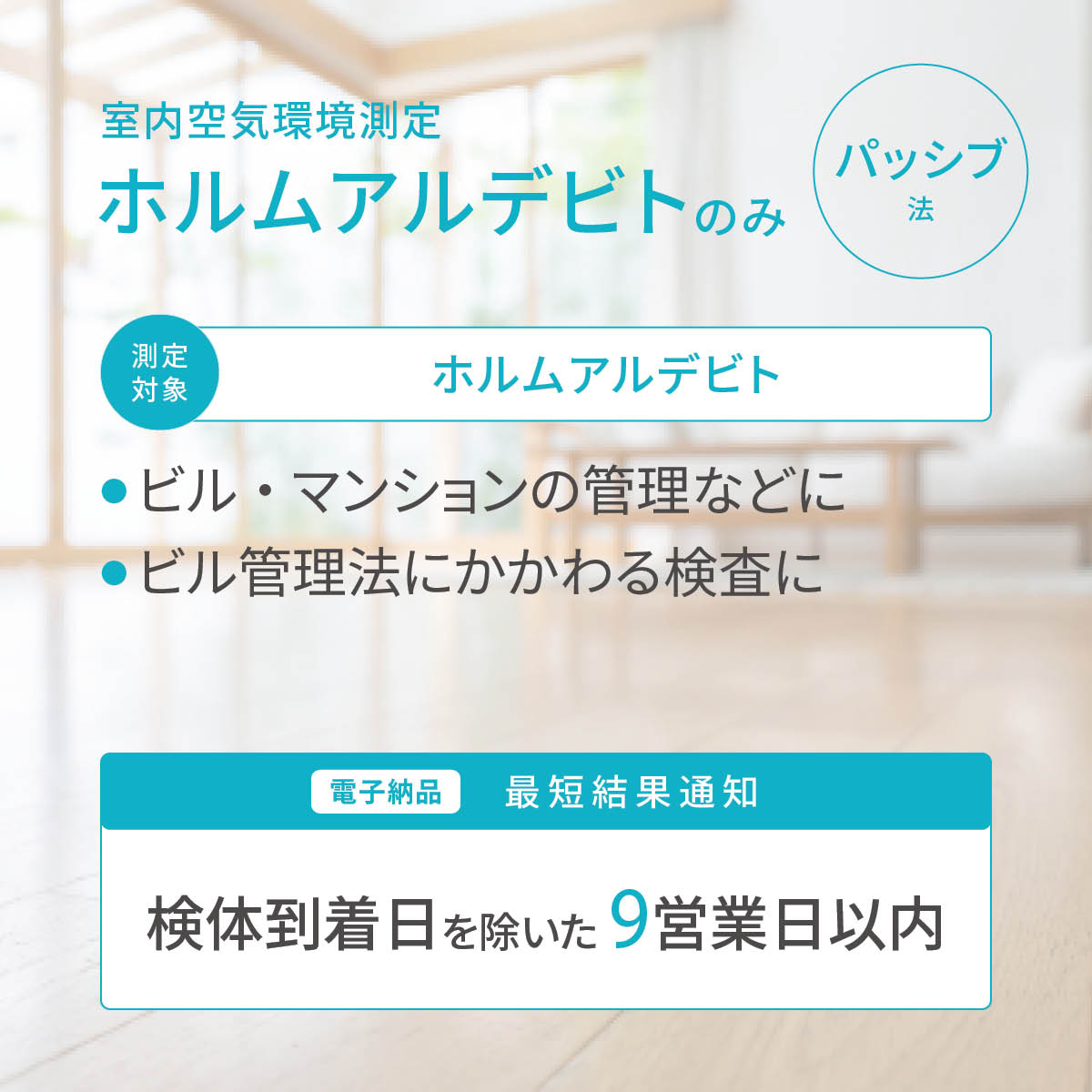 ホルムアルデヒド測定